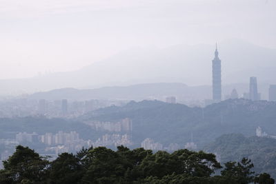 View of buildings in city