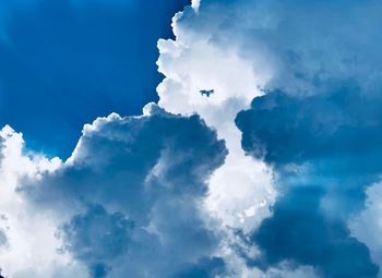 Low angle view of clouds in sky