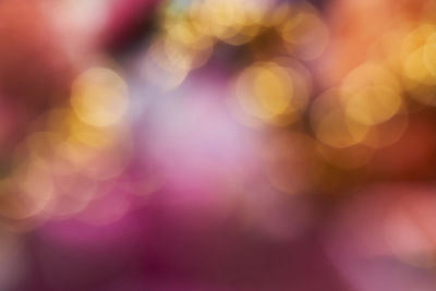 Full frame shot of defocused lights