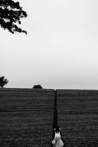 black and white