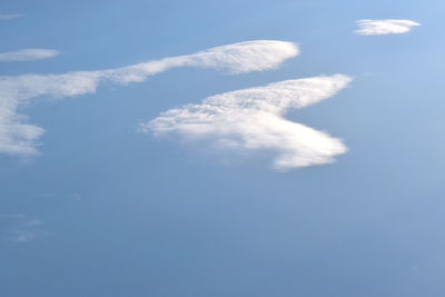 Low angle view of clouds in sky