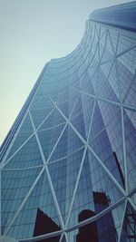 Low angle view of modern building