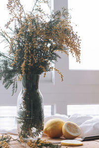 View of fruits on table