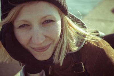 Portrait of a smiling young woman