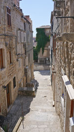 Street amidst buildings in town