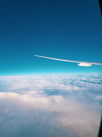 Low angle view of vapor trail in sky