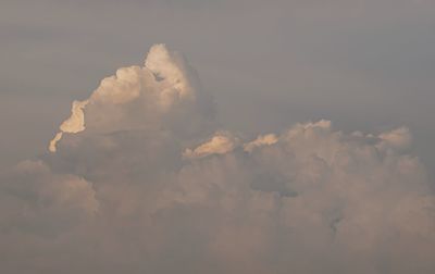 Low angle view of clouds in sky