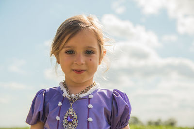 Portrait of lovely little princess
