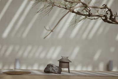 Close-up of bread on table