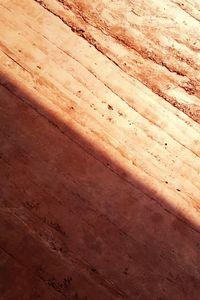 Close-up of hardwood floor at home