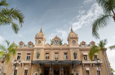 Low angle view of historical building