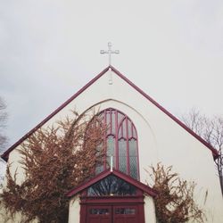 Low angle view of built structure against the sky