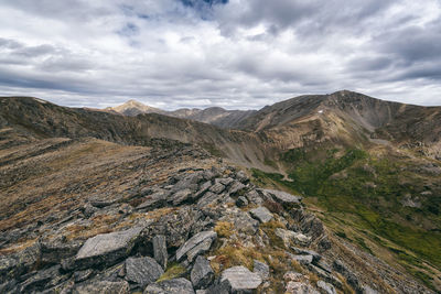 Landscape in the rocky mountains, colorado