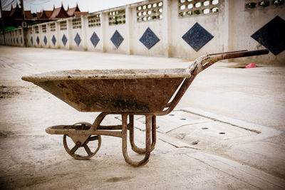 Cement mixertrolley for construction.