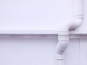 Close-up of white pipe