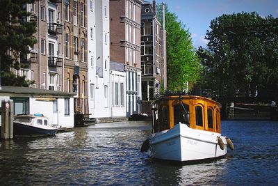 Boats in canal