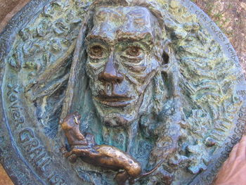 Close-up of statue