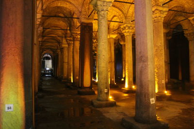 Corridor of old building