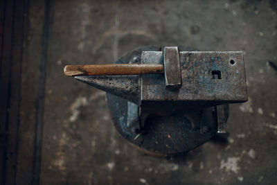 Close-up of rusty metal