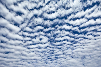 Low angle view of clouds in sky