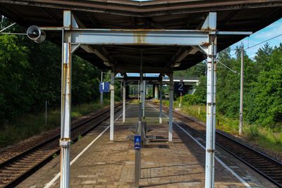 View of railroad tracks