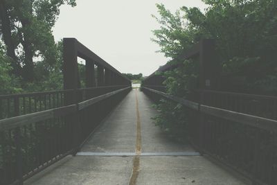 Footbridge over river