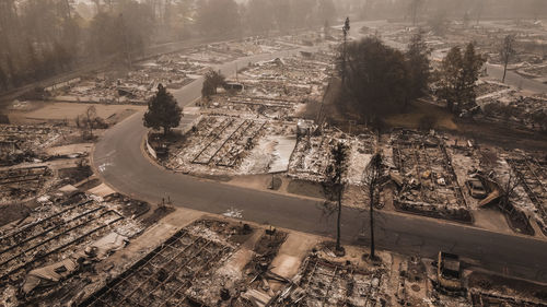 Forest fire destroys many people's lives after wildfire blows through oregon. 