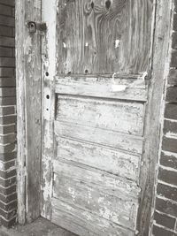 Close-up of wooden plank