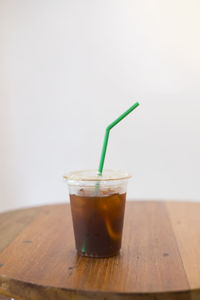 Close-up of drink on table
