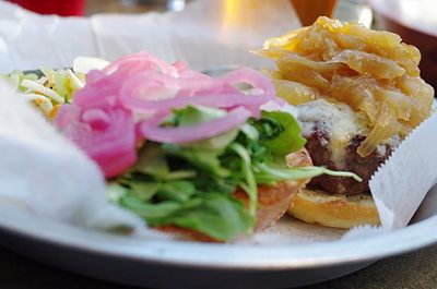 Close-up of food in plate