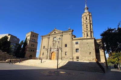 Cathedral against clear sky