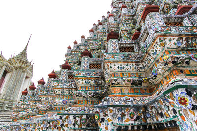 Low angle view of temple