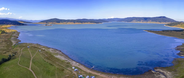 Panoramic view of sea against sky