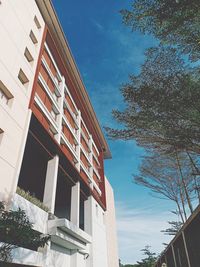 Low angle view of building against sky