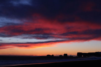 Scenic view of sunset sky