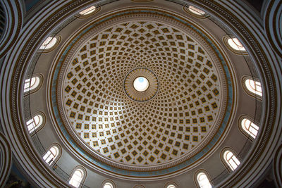 Low angle view of ceiling