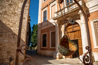 Low angle view of old building