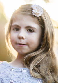 Close-up of young woman