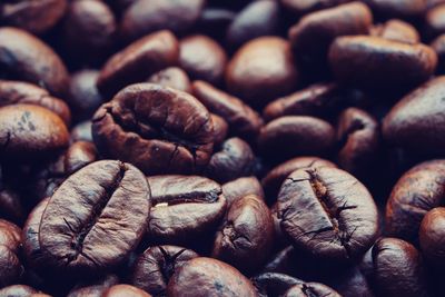 Full frame shot of coffee beans