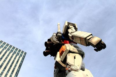 Low angle view of building against sky