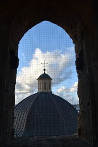 Low angle view of historic building against sky