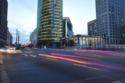 Traffic on city street