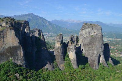 Scenic view of mountains