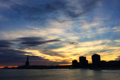 River at sunset