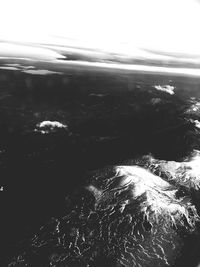 Close-up of sea against sky