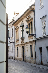 Low angle view of residential building