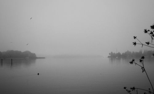 View of lake against sky