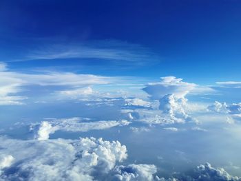 Low angle view of clouds in sky