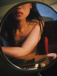Portrait of young woman