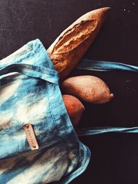 Close-up of bread on table